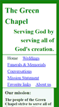 Mobile Screenshot of green-chapel.org